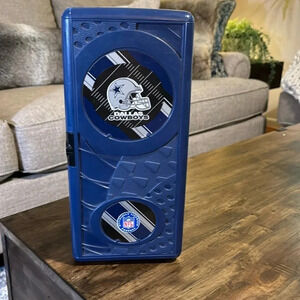 Vintage 1998 NFL Dallas Cowboys Football Locker Storage Box 12.5” Collectible